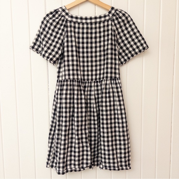 MADEWELL Linen-Blend Allie Mini Dress in Gingham
Check - Picture 7 of 10